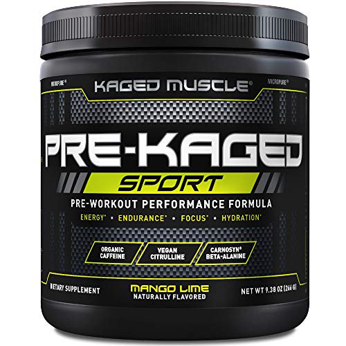 Pre Workout Powder Kaged Muscle Pre Kaged Sport Pre Workout For Men And Women Increase Energy Focus Hydration And Endurance Organic Caffeine Plant Based Citrulline Mango Lime Walmart Com
