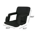 thumbnail image 4 of ZenStyle Black Stadium Seat, 4 of 7