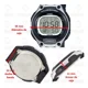 thumbnail image 4 of Reloj Casio Digital Lw203 Dama Rosa Full Color de la correa LW-203-1A, 4 of 5