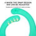 thumbnail image 6 of Silicone Baby Bibs Set Of 2, with Food Container and Food Catcher Pocket, BPA Free Waterproof Soft Durable Adjustable Silicone Bibs for Babies & Toddlers, 6 of 9