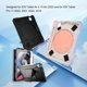 thumbnail image 3 of Funda Para Tableta, Funda Protectora De Silicona Para Tableta A Prueba De Golpes, Funda Protectora Con Soporte Para Tableta 2 En 1 Con Correa Para El Hombro Para IOS Tablet Air 4, 3 of 8