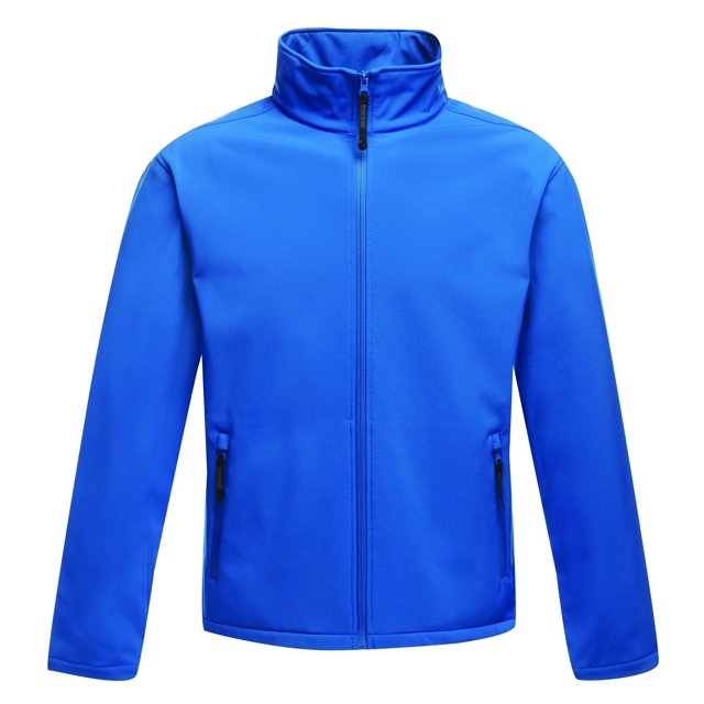 Regatta Professional - Chaqueta Softshell clásica de 3 capas con cremallera para hombre (Azul Oxford/Gris) Regatta UTRG1825_oxfordbluesealgrey