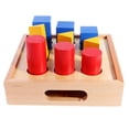 thumbnail image 2 of Juegos Educativos Montessori Formas Geométricas Matemáticas Sensorial Bloque Juguete de para Bebés Soledad Montessori Juguete, 2 of 10