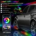 Underglow Kit for Car, AIF4 RGB Exterior LED Neon Lights with App