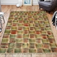 thumbnail image 4 of Casavani Cotton Handblock Printed Dhurrie Green Hallway Runner Area Rug Outdoor Rug 3x10 feet, 4 of 4