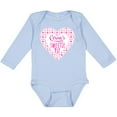 thumbnail image 3 of Inktastic Gran's Sweetie Pie with Pink Hearts Boys or Girls Long Sleeve Baby Bodysuit, 3 of 5