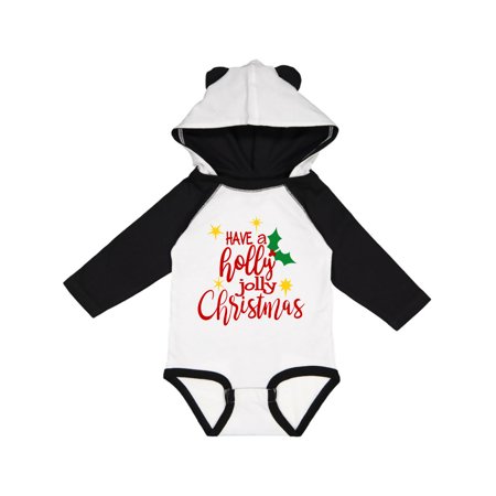 

Inktastic Holly Jolly Christmas with Yellow Stars Gift Baby Boy or Baby Girl Long Sleeve Bodysuit