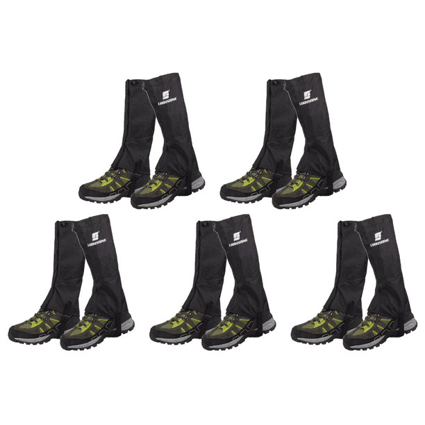 Pierna Senderismo Polainas Impermeables Zapato Ligeras Hombres Mujeres (M)