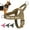 Brown, variant on Pet Artist No Pull Dog Harness for Medium Large Dogs Reflective Personalized Name ID Strap Vest Front Leading