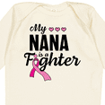 thumbnail image 4 of Inktastic Breast Cancer Awareness My Nana is a Fighter Boys or Girls Long Sleeve Baby Bodysuit, 4 of 5