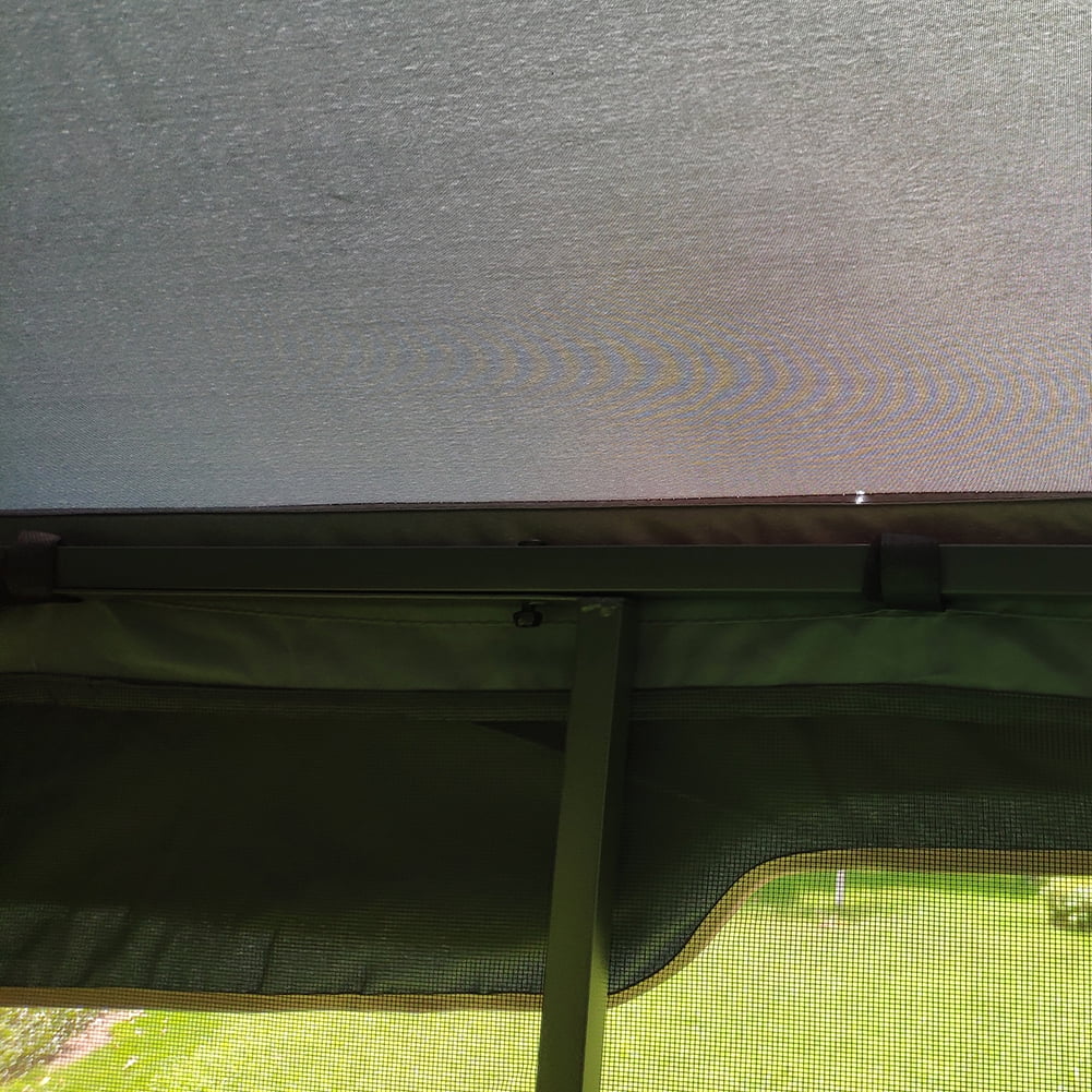 Kepooman 13'x10' Wedding Party Tent, Outdoor Canopy Tent with Ventilated Double Roof and Mosquito Net(Detachable Mesh Screen On All Sides), Camping Tent for Lawn, Gray
