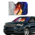 thumbnail image 6 of My Hero Academia Car Windshield Sun Shade, Front Window Sun Shades, Visor Shield Cover For Car Suv Truck, Visor Protector Blocks Uv Rays, Keep Your Vehicle Cool, Small, 51*27.5 Inch, 6 of 8