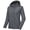 GRAY, variant on Womens Waterproof Rain Jacket, Lightweight Windproof for Hiking Travel Rose L