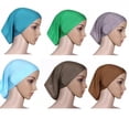 thumbnail image 3 of EFINNY Womens Under Scarf Hijab Hair Wrap Tube Bonnet Cap Bone Islamic Head Cover, 3 of 5