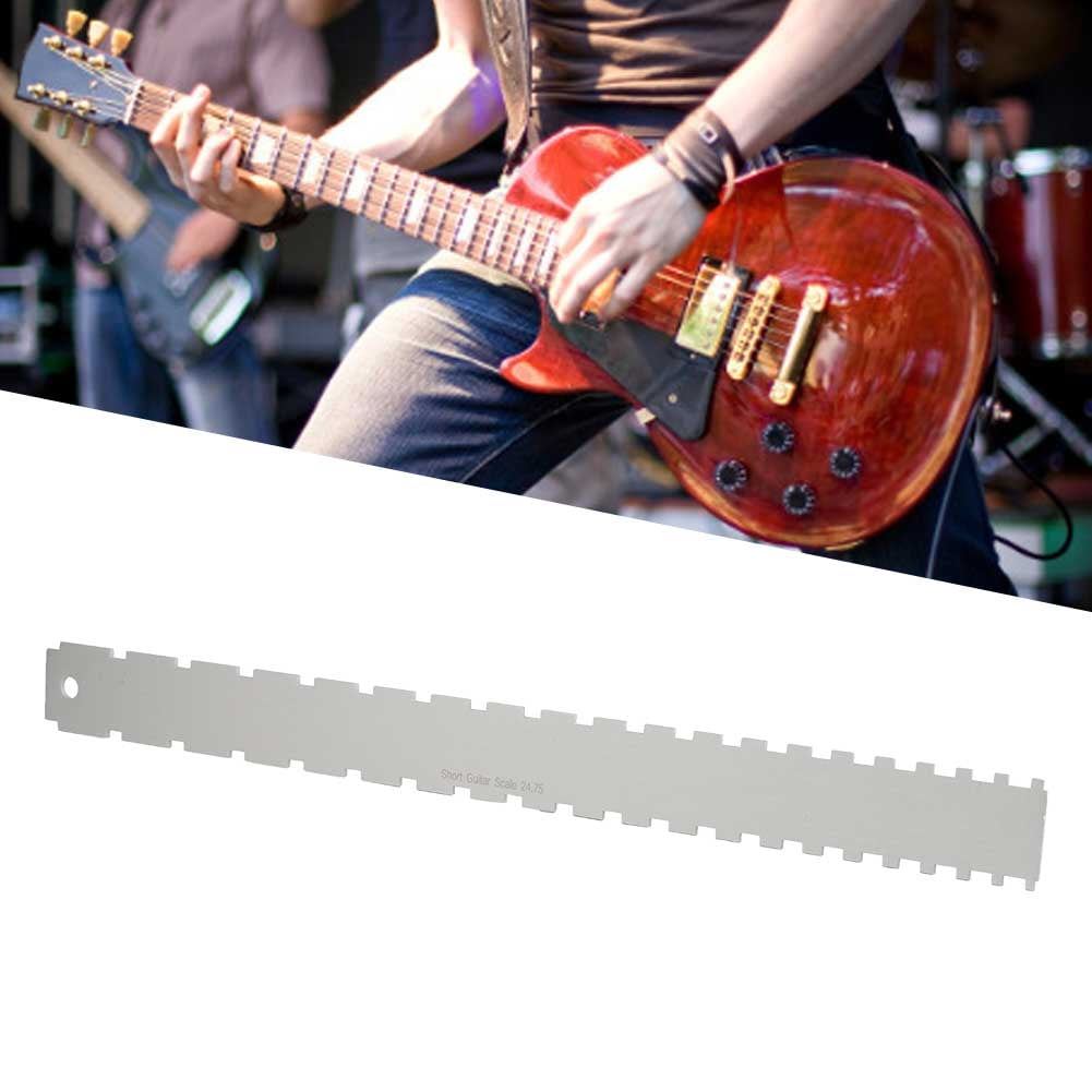 Bass Measurement Ruler Guitar Neck Notch Ruler Fingerboard Fret Ruler Bass Fingerboard Height