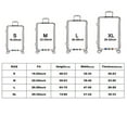 thumbnail image 3 of EeaseCA World Map Pattern Travel Luggage Cover Protector Two Side Zipper Baggage Suitcase Cover Protector (Fit to 22-24inch, Size M), 3 of 7
