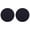 Black*2, variant on 2 Pack Round Silicone Drink Coaster, 3.9 Inch Heat Resistant Non-Slip Table Mat with Spill Proof Edge, Water Absorption for Tea Coffee Mugs, Beige, By Tanuke store