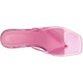 thumbnail image 3 of Tracie Y2K Jelly Thong Kitten Heel Sandal - Pink, 3 of 6