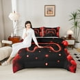 thumbnail image 4 of Castle Fairy 3-Piece Queen Comforter Set - Red Gamer Video Game, 4 of 8