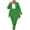 Green, variant on Women's 2 Piece Sets Plus Size Long Sleeve V Neck Cardigan and Fitted Pants Set Casual Fall Winter Loungewear Travel XL-XXXXXL