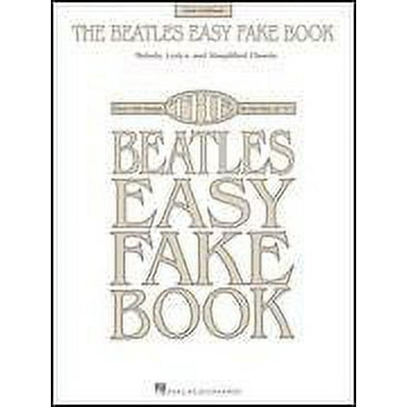 Hal Leonard The Beatles Easy Fake Book 2nd Edition
