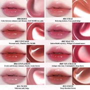 BBIA Glow Tint, Long-Lasting Glowy Lip Stain Vivid Color Korean Lip Makeup, 20 PETAL