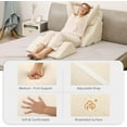 thumbnail image 3 of Tolead 5Pcs Bed Wedge Pillow Set, Sit up Pillow, Recovery, Health, Acid Reflux, Comfort, Memory Foam, Beige, 3 of 7