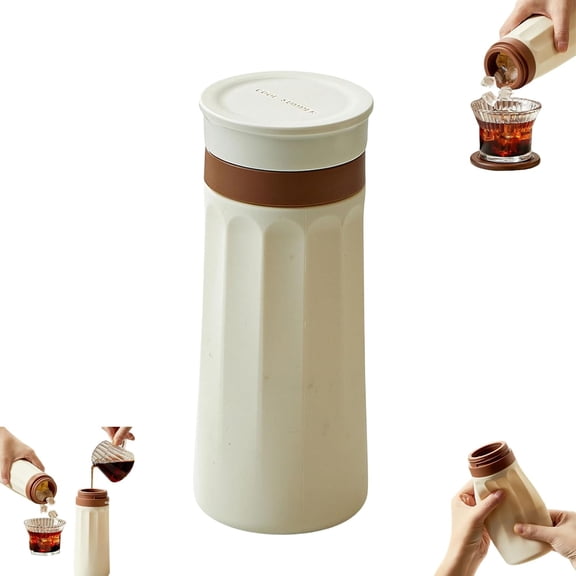 Silicone Ice Cube Tumbler 2-in-1 Portable Ice Tray Drinking Cup(White)