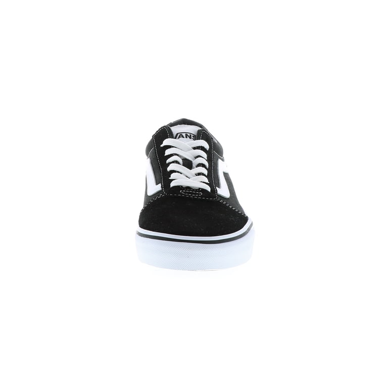 Vans Mens Ward Suede Canvas Sneakers Shoes - Black/White  display picture 3