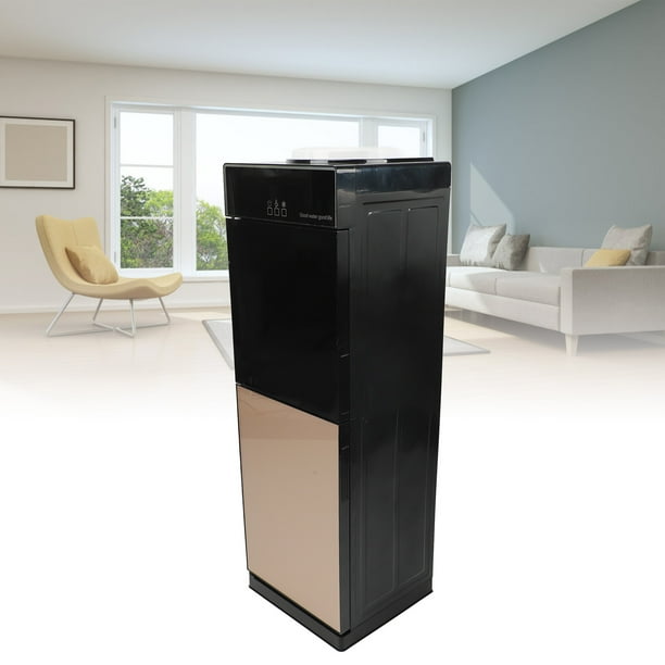 Dispensador De Agua Fría Y Caliente De Carga Superior, Dispensador De Agua Estancado De Vidrio Templado PP Seguro Y Ahorrador De Energía Independiente Compacto De Bajo Ruido Para
