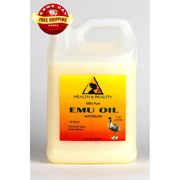 EMU OIL AUSTRALIAN ORGANIC TRIPLE REFINED 100% PURE PREMIUM PRIME FRESH 7 LB