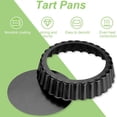 thumbnail image 2 of 1Pc Dqxy 4 Inch Mini Tart Pan Nonstick Quiche Pan, Removable Bottom Round Nonstick Quiche Pan, Heavy Duty Fluted Side for Pies, Mousse Cakes, 2 of 9