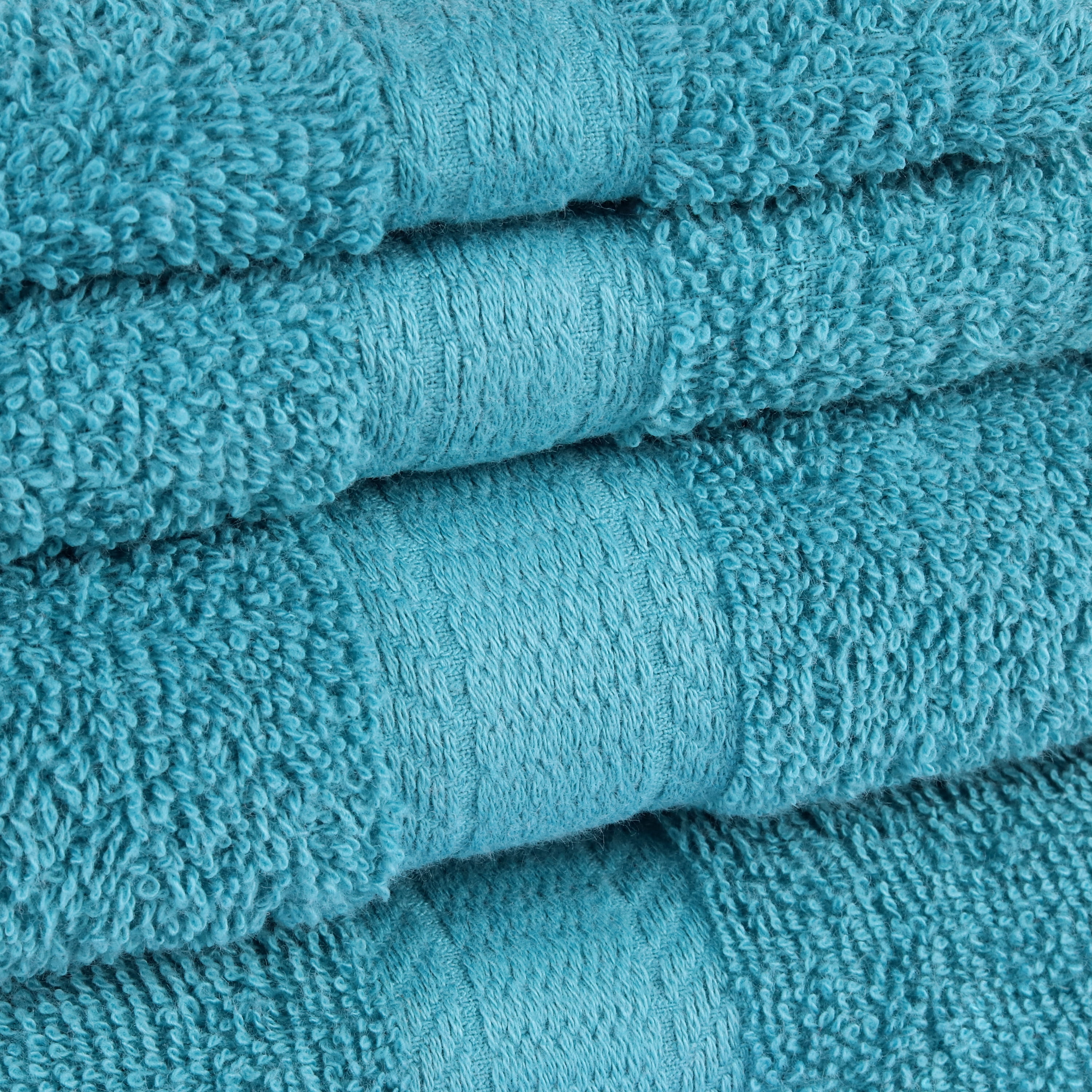 Mainstays Solid Adult 10-Piece Towel Set, Turquoise
