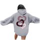 thumbnail image 1 of WILLBEST Sudadera Deportiva para Mujer, Estilo Casual, Ideal para El Día de San Valentín Sudadera con Capucha Estampada, Estilo Holgado Mediana, 1 of 4