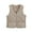 Gray, variant on Womens Puffer Vest Lightweight Sleeveless Buttons V Neck Jacket for Layering Fall Winter Warm Inner Gilet with Pockets