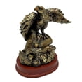 thumbnail image 3 of Estatua de águila, estatuilla de resina, regalo de cumpleaños, decoración del hogar, escultura de Animal decorativa para fiesta, oficina, estantería,, 3 of 8