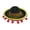 White Balls, variant on BLESIYA Sombrero Hat Party Costume Mexican Theme Decoration Stylish Creative Mini Sombrero Top Hat Mexican Hat Headband for Halloween Beige Hat