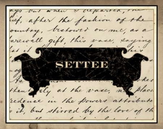 Settee Canvas Art -