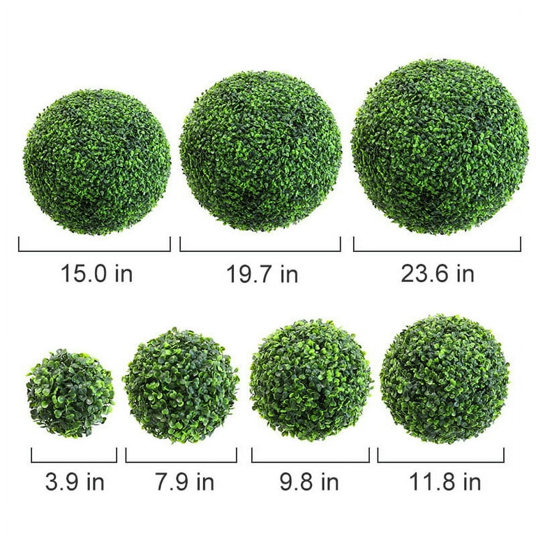 Sosoport Artificial Plant Grass Ball Filler Greenery Balls Simulated Plant  Grass Decorative Grass Balls Artificial Plants Outdoor Green Grass Balls
