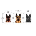 thumbnail image 3 of WIRESTER 3pcs Set Acrylic Fridge Refrigerator Magnet for Home Office Classroom Acrylic Magnets to Stick on Computer, Fridge, Dryer, Lockers - German Shepherd Dogs, 3 of 6