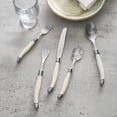 thumbnail image 5 of French Home Laguiole Connoisseur 20-Piece 18/10 Stainless-Steel Flatware Set with Ivory-Colored Handles, 5 of 7