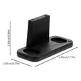 thumbnail image 2 of NICEXMAS 4Pcs Sliding Closet Door Floor Guide Black Hardware Preventing Door Shaking, 2 of 8