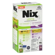 Nix Ultra Lice Treatment & Prevention Kit: Shampoo, Removal Comb & Daily Prevention Spray