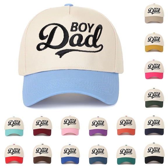 Summer Hats for Women Unisex Boy Dad Letter Embroidered Hard Top Baseball Visor Cap Army Green One Size