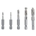 thumbnail image 2 of Drill Bits, Easy To Use Hex Shank Drill Bits Short Durable HSS  For Woodworking For Machining Drilling, 2 of 8