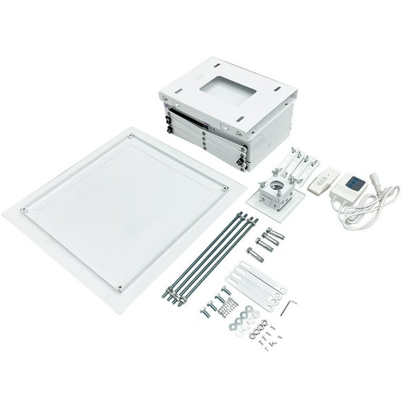 39 Inch Projector Lift Motorized Projector Bracket Hanger Ceiling Mount with Remote Control 110V
