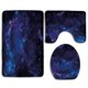 thumbnail image 1 of ABPHQTO Cielo Espacio Noche Tiempo Universo Estrellas y nebulosas Partes distantes Galaxia Juego de alfombras de baño de 3 piezas Alfombra de baño Alfombra de contorno y tapa de inodoro ABPHQTO Cont-CHAPPLE-21002, 1 of 2