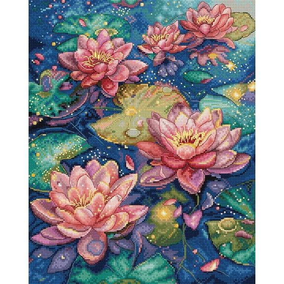 Water lily L9910 Counted Cross Stitch Kit
