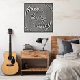 thumbnail image 2 of LaModaHome Exclusive Zebra Pattern Illusion Metal Wall Art – Durable & Artistic Metal Wall Art for Home and Office Decor, Perfect for Any Interior Design Aesthetic, 2 of 5