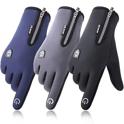Warm Touch Screen Gloves Waterproof Plus Fleece Gloves Outdoor Riding Non-slip Touch Screen Gloves